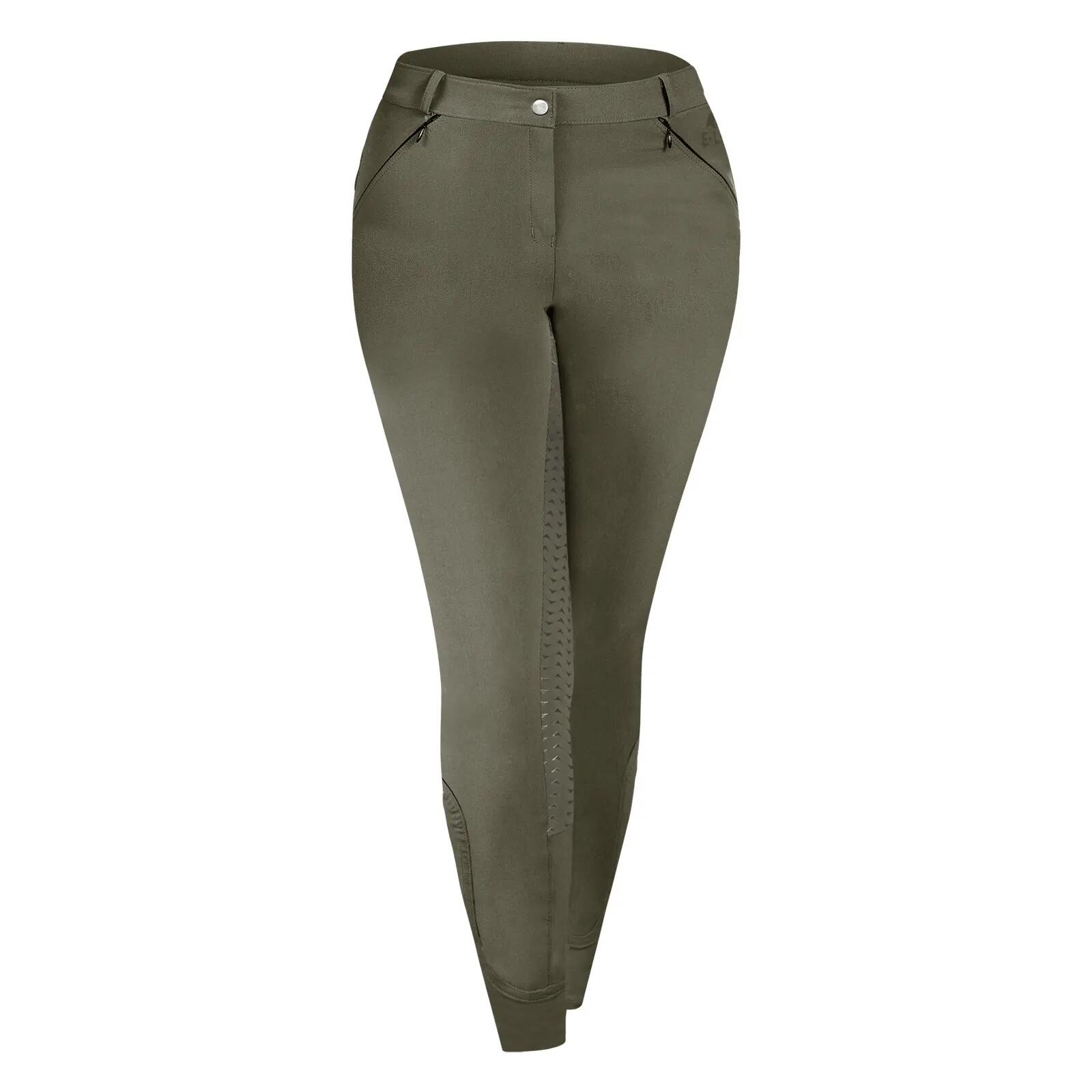 Leggins jeździeckie z pełnym gripem dla kobiet ELT Dahlia Silikon