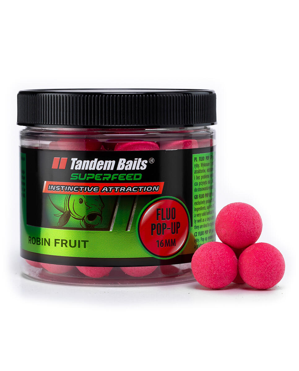 Kulki pływające SuperFeed Fluo Pop-Up 16mm/70g Robin Fruit