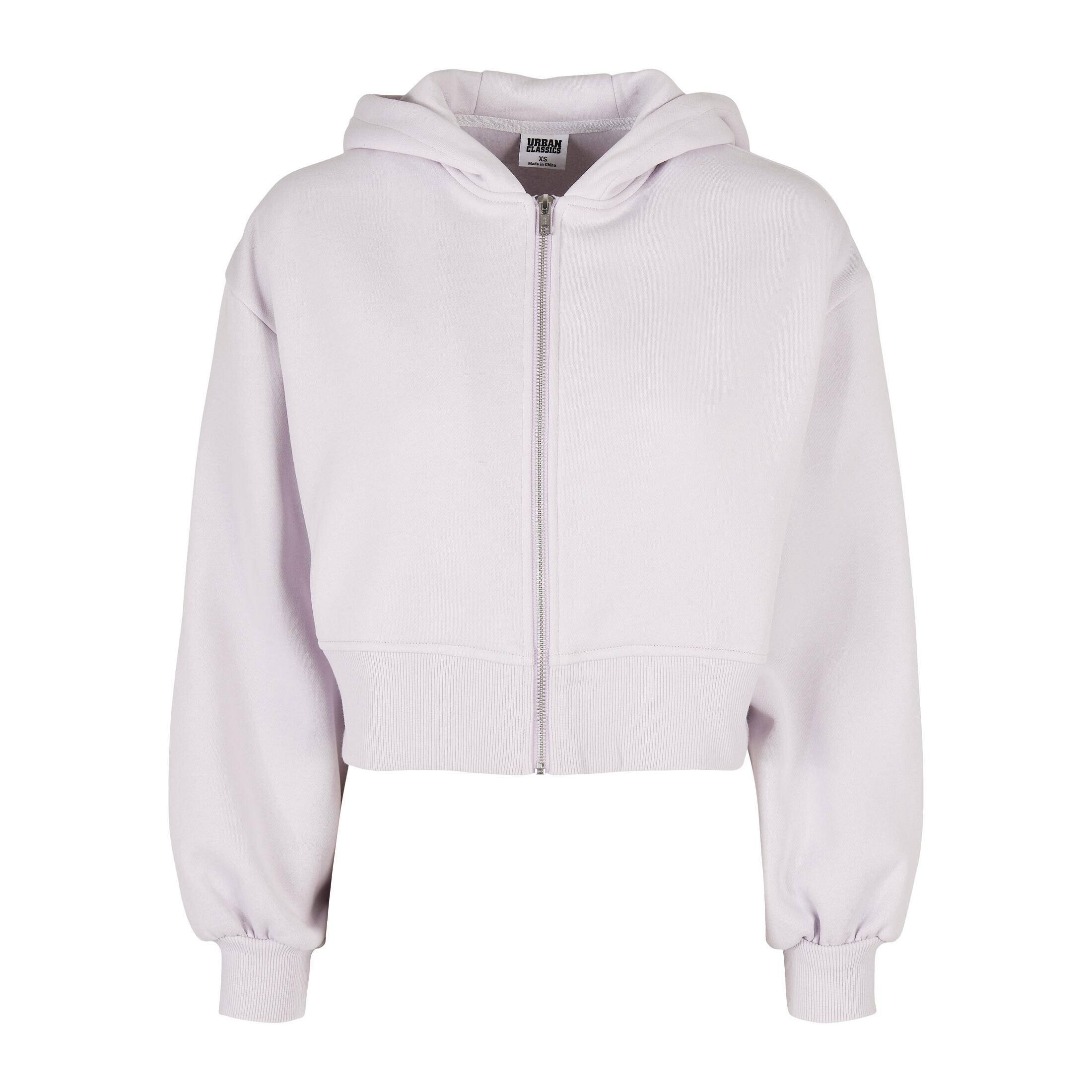 Damska krótka bluza z kapturem zapinana na zamek Urban Classics Oversized GT