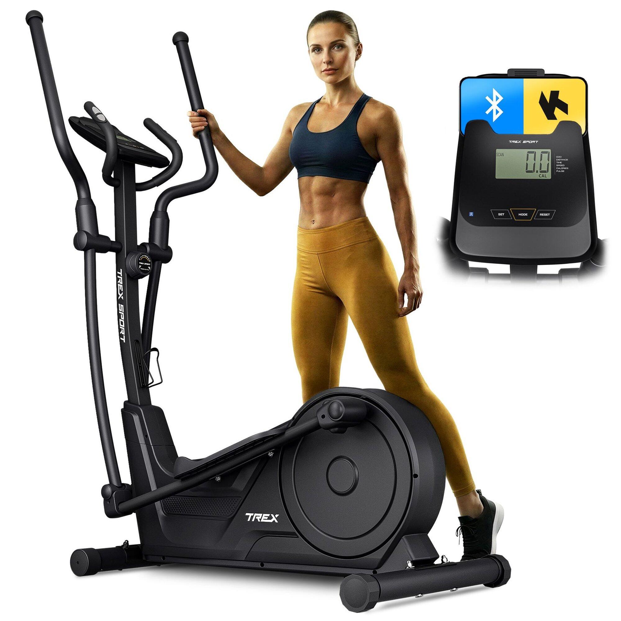 Trenażer magnetyczny Trex Sport TX-650CT KRAD 16 poziomów oporu, Kinomap