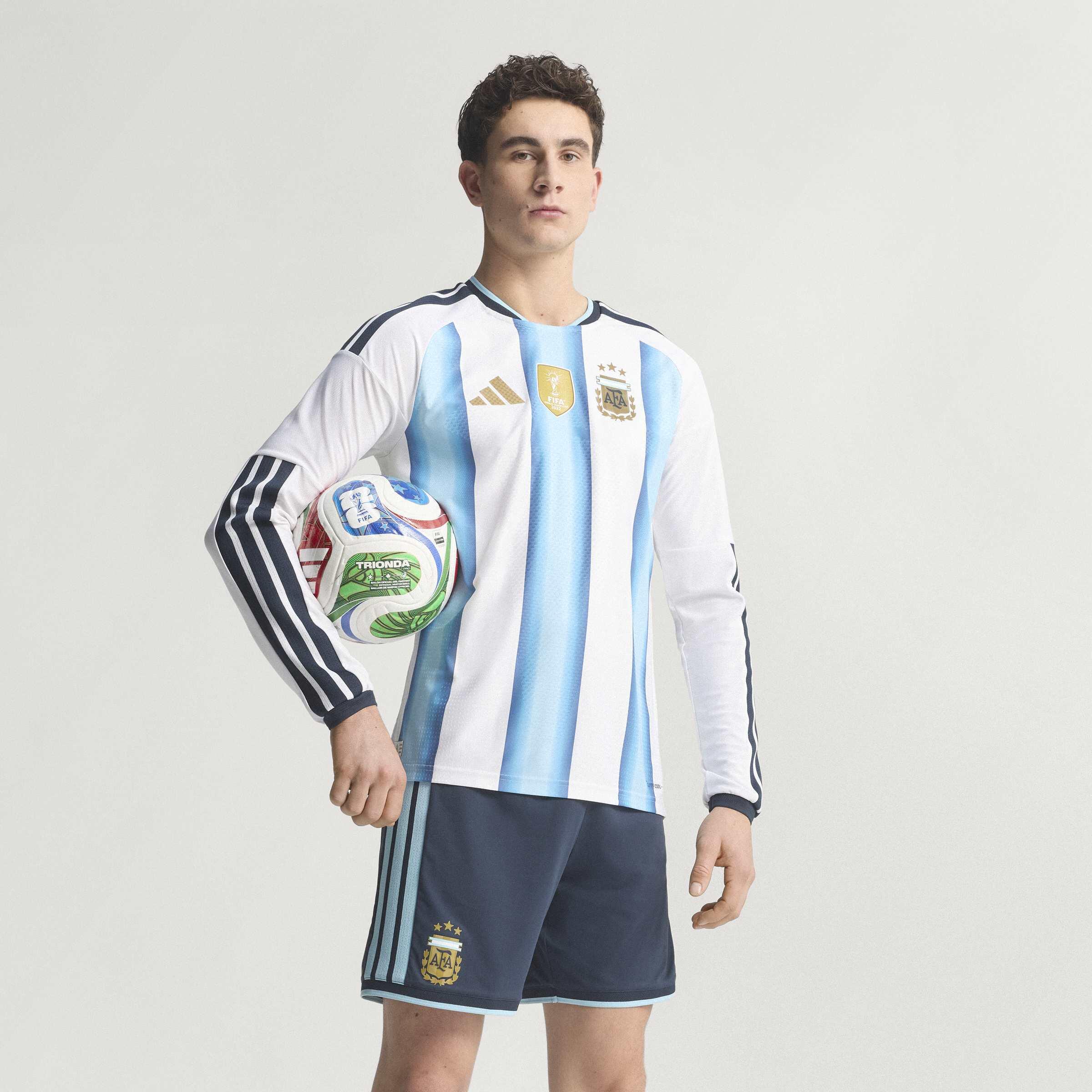 Koszulka domowa z długim rękawem Argentyna 26 Authentic