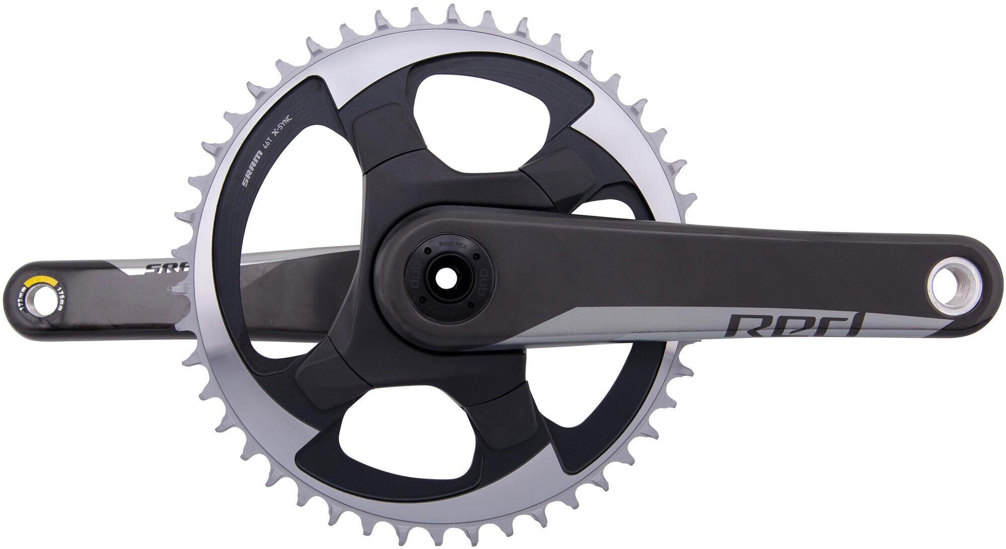 SRAM Red 1 AXS DUB korba karbon 46T 175 mm