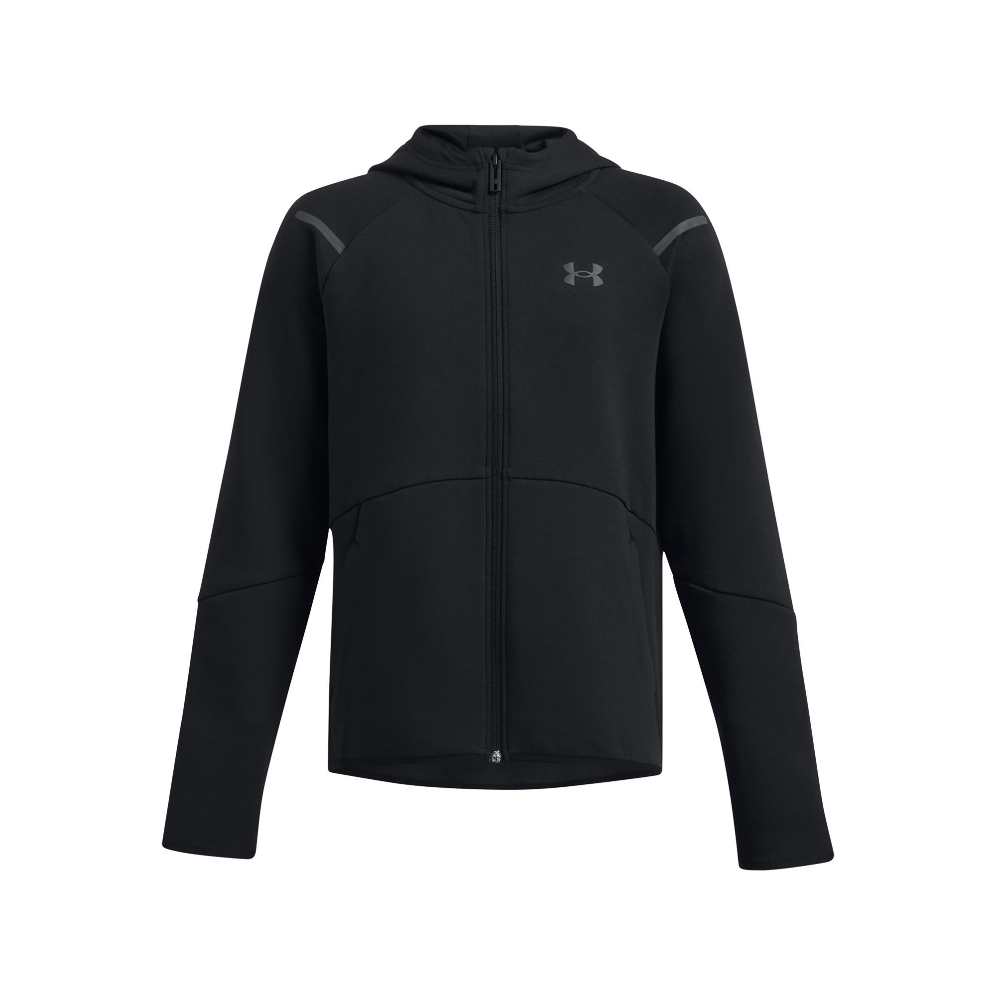 Dziecięca polarowa bluza z kapturem na zamek Under Armour Unstoppable Fleece