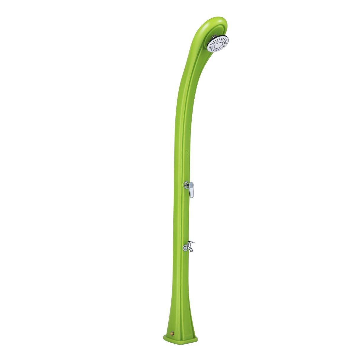 Prysznic ogrodowy solar So Happy 28L z obrotowym podkładem - PEHD - 228 cm
