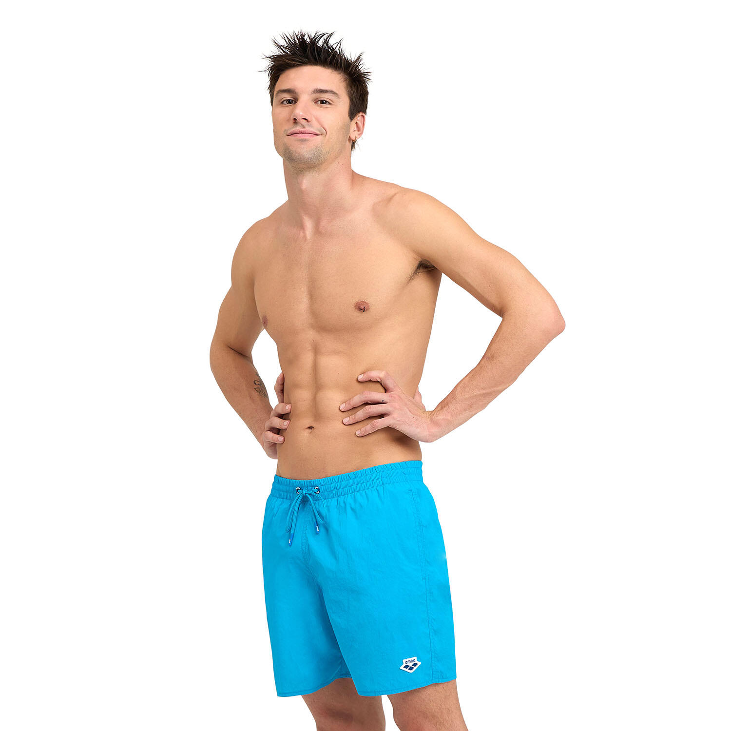 Arena Icons Solid Boxer - Turkusowy - Rozmiar S