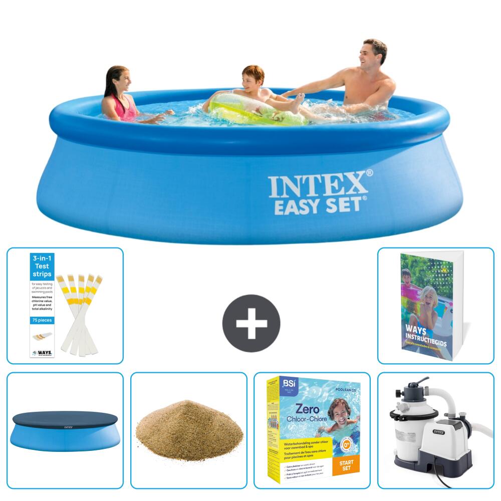 INTEX Basen Easy Set Okrągły - 305x76 cm - 7-częściowy S170