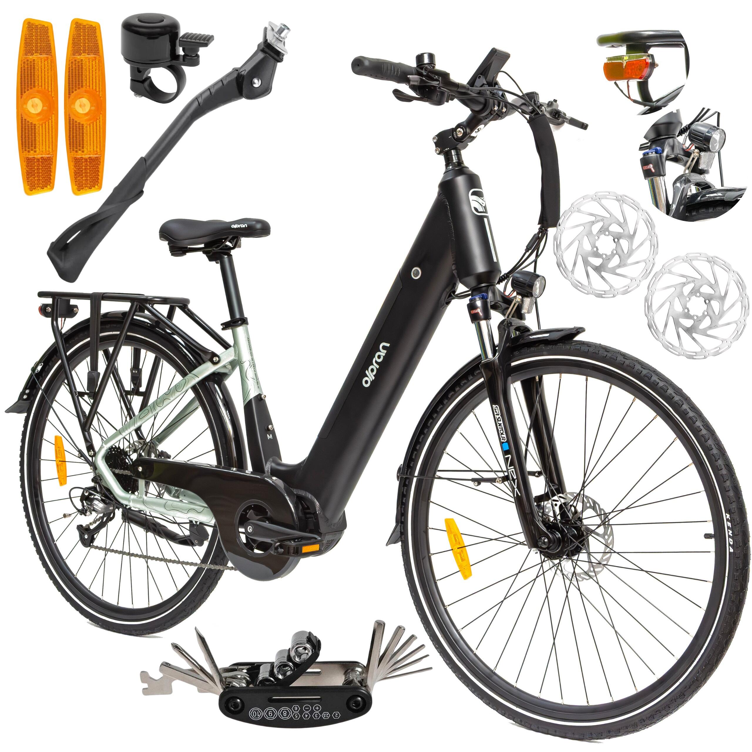 Rower Elektryczny Trekkingowy Olpran Tilia Low Koła 28