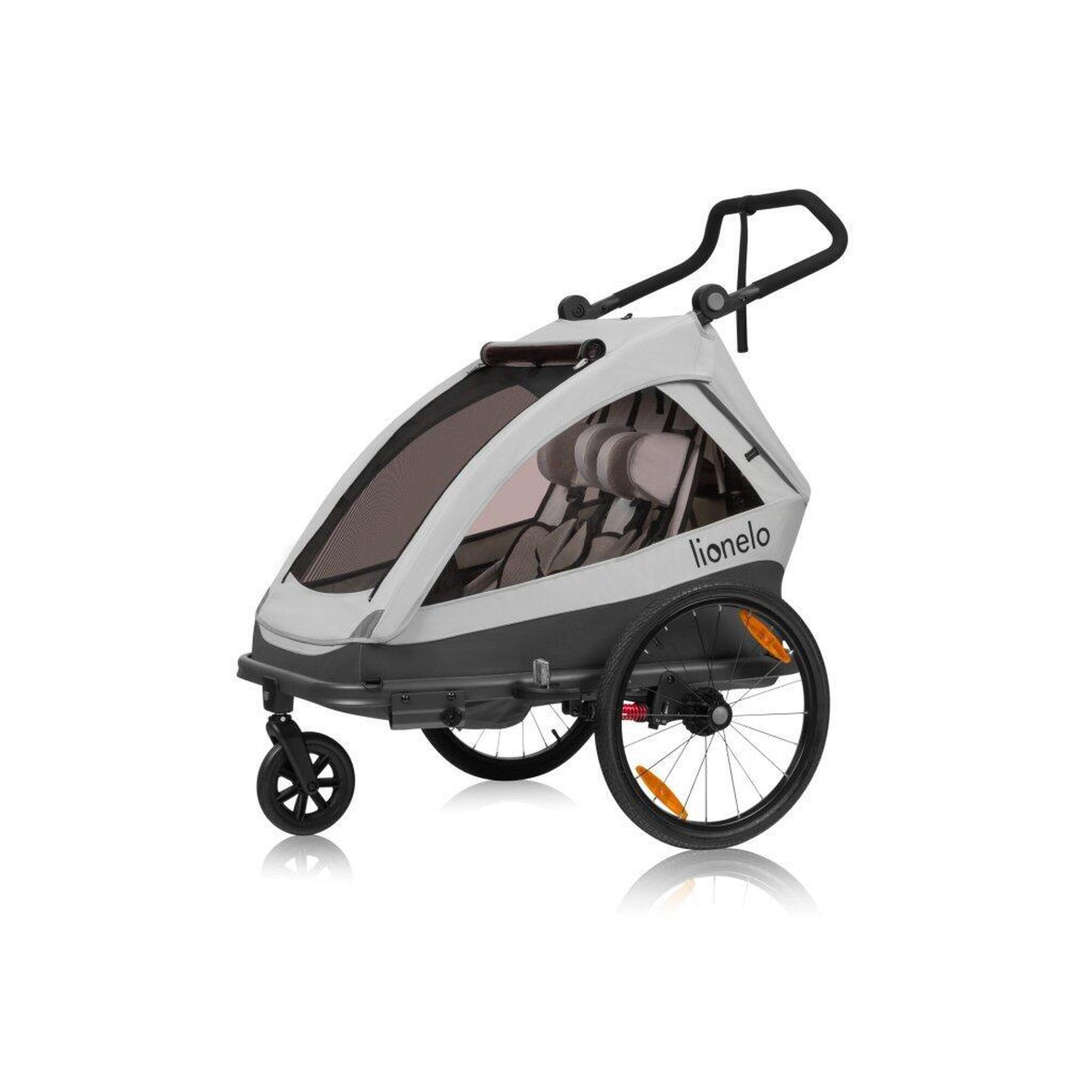 Przyczepka rowerowa Cama Grey Stone