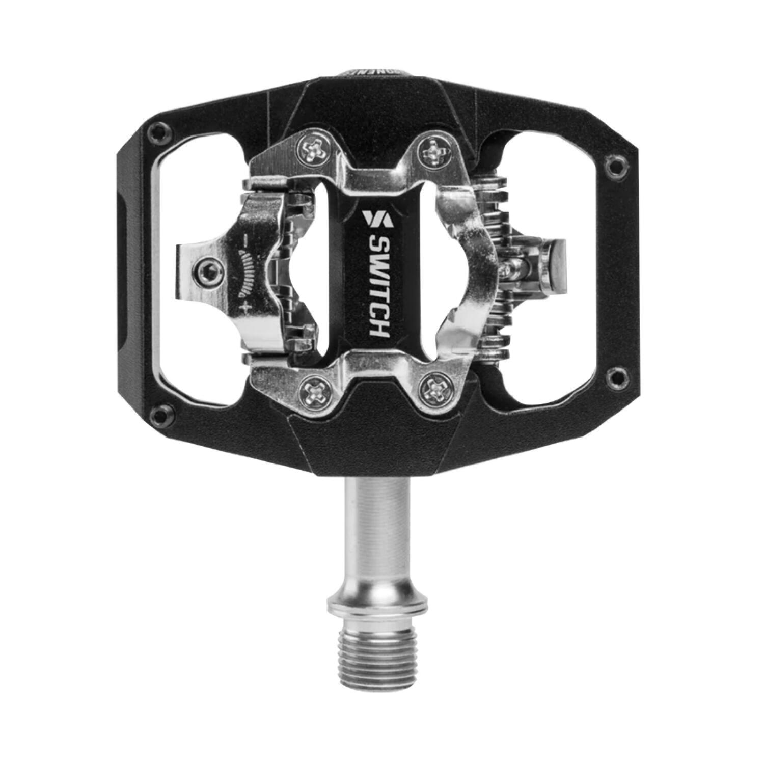 Para pedałów gravel - plate automatique alu Switch Cnc (Shimano Spd)
