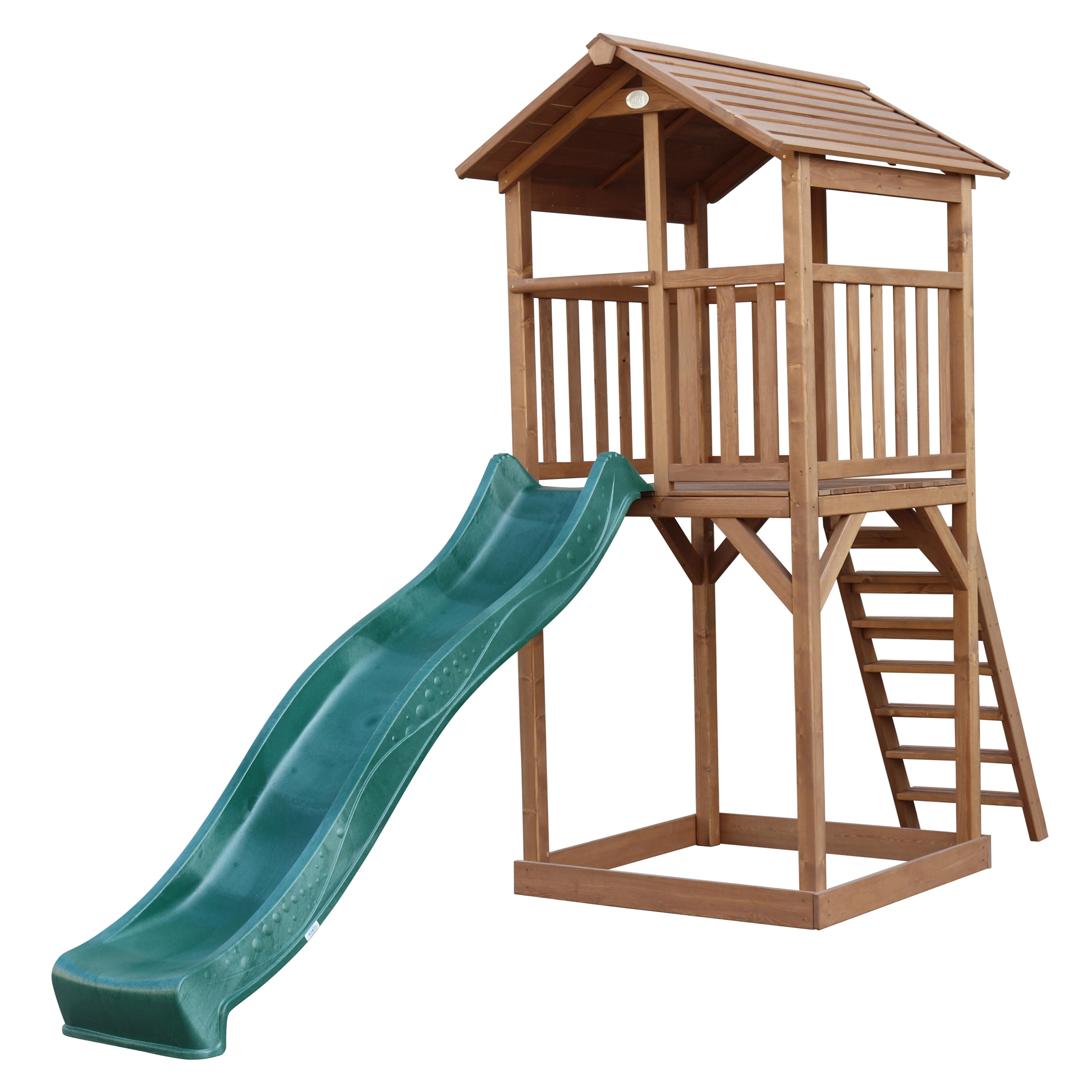 Plac zabaw AXI Beach Tower, zjeżdżalnia i piaskownica