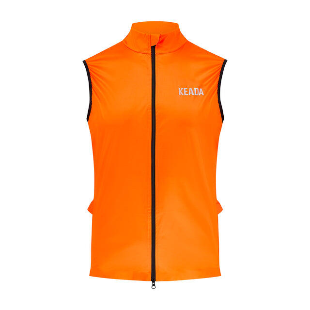 Męski Gilet Kolarski – Pomarańczowy