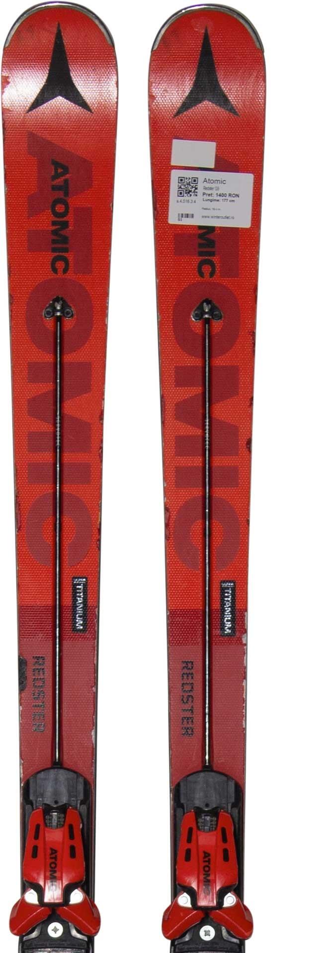 Second Life- Narty ATOMIC Redster G9, 171 cm- Stan dobry