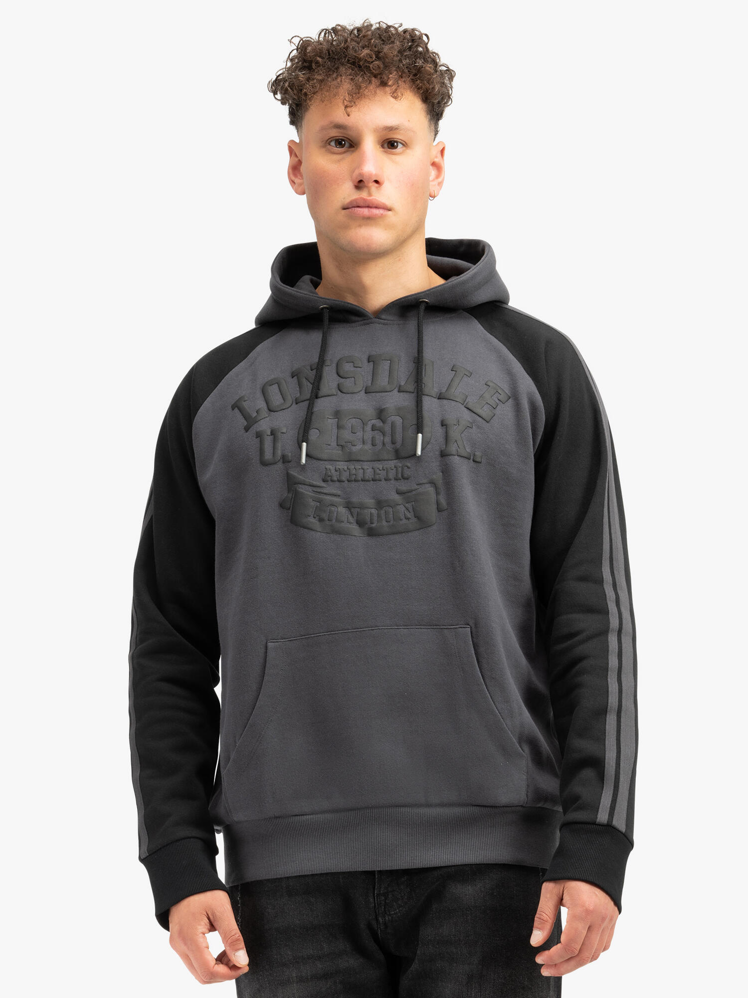 Bluza z kapturem o klasycznym kroju Lonsdale Linnfoots
