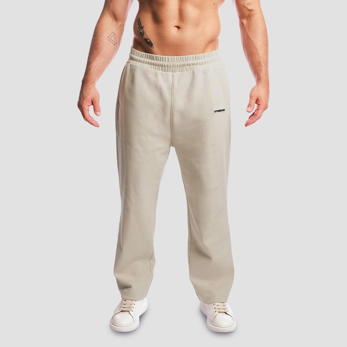 Spodnie męskie fitness oversize szare Aura