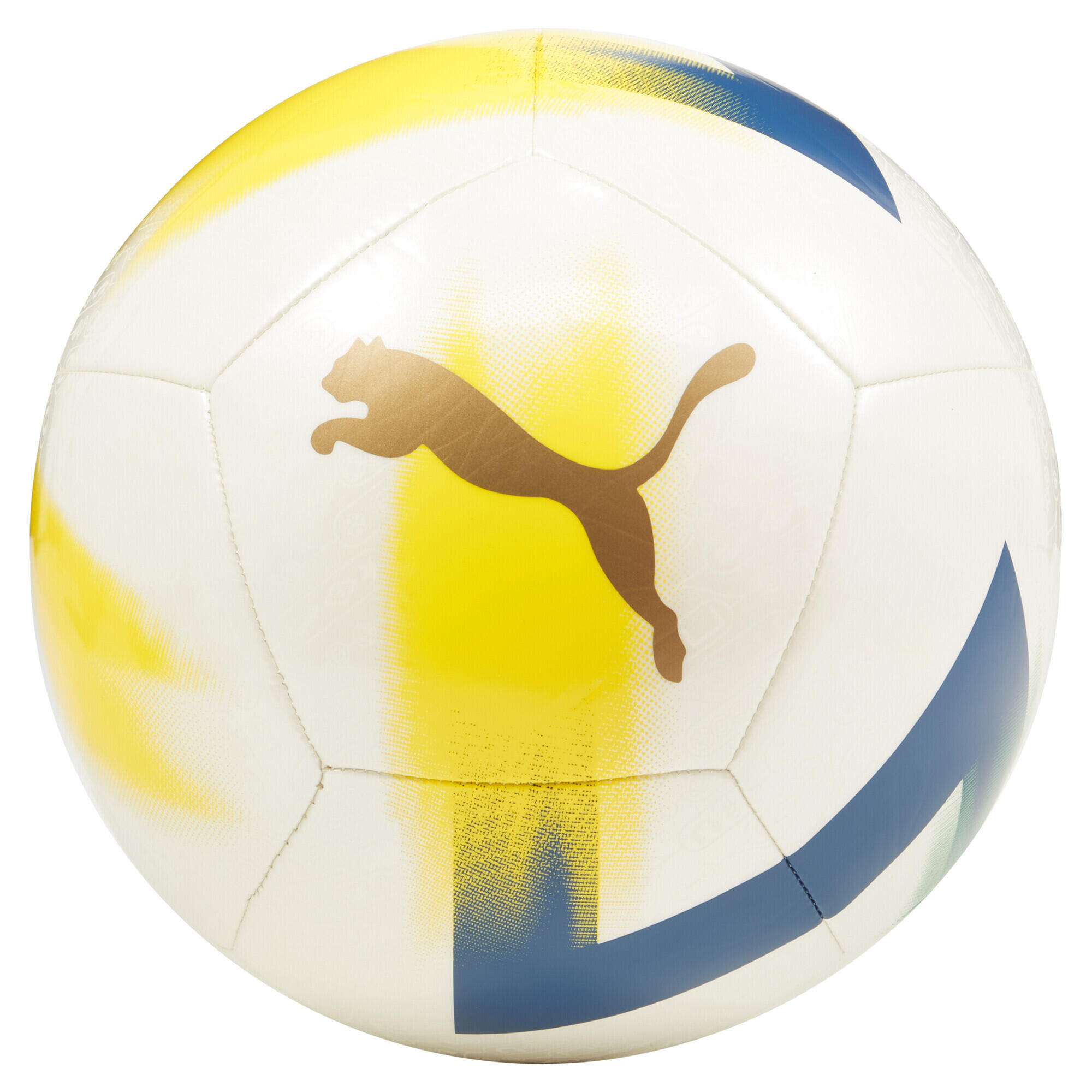 Piłka z grafiką Neymar JR BNA PUMA White Gold Pelé Yellow