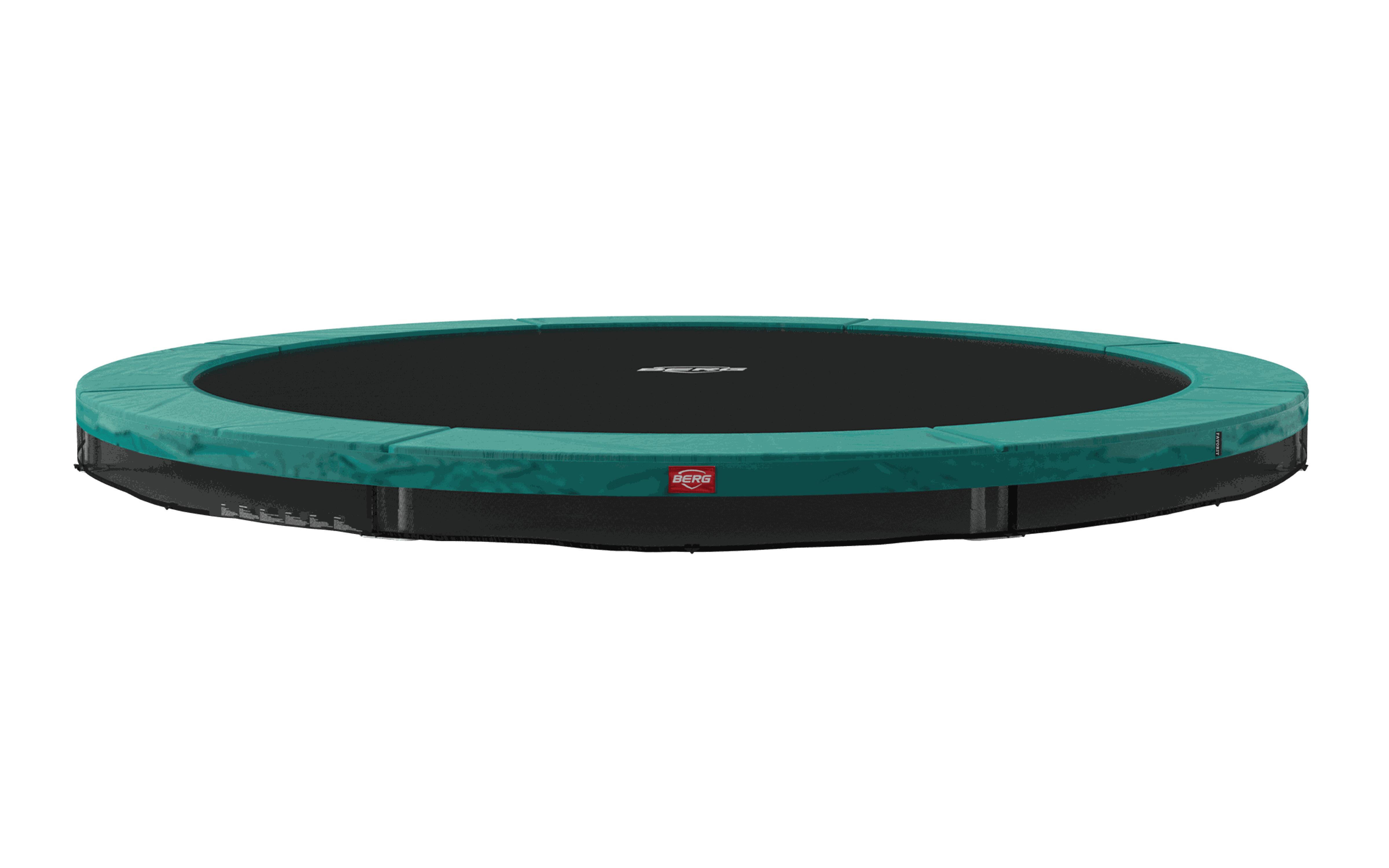 Trampolina Favorit InGround 380 Zielony