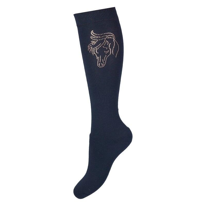 Red Horse Paardrijsokken Kristal - Navy Rose