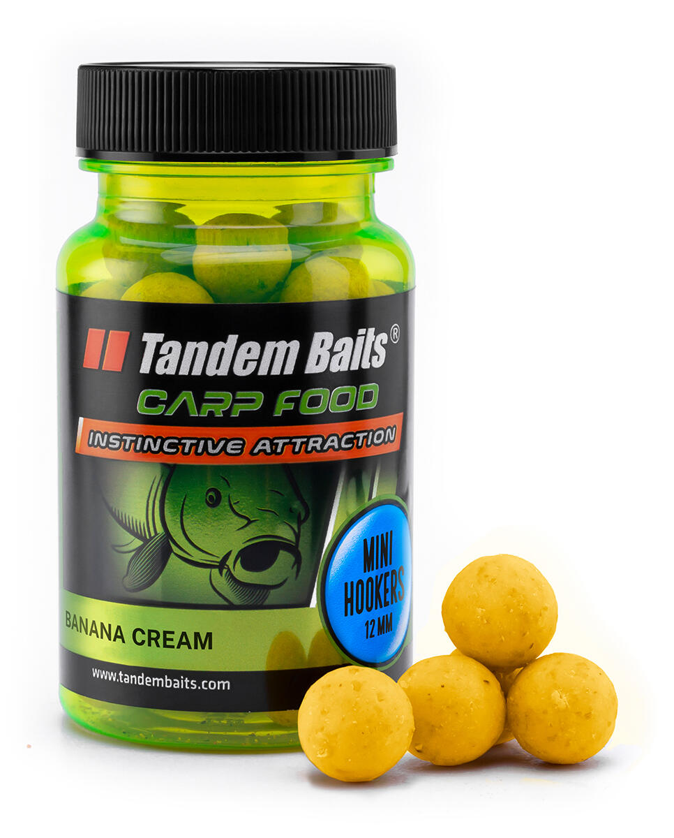 Kulki Haczykowe Carp Food Perfection Mini Hookers 12mm/50g Bananowy Krem