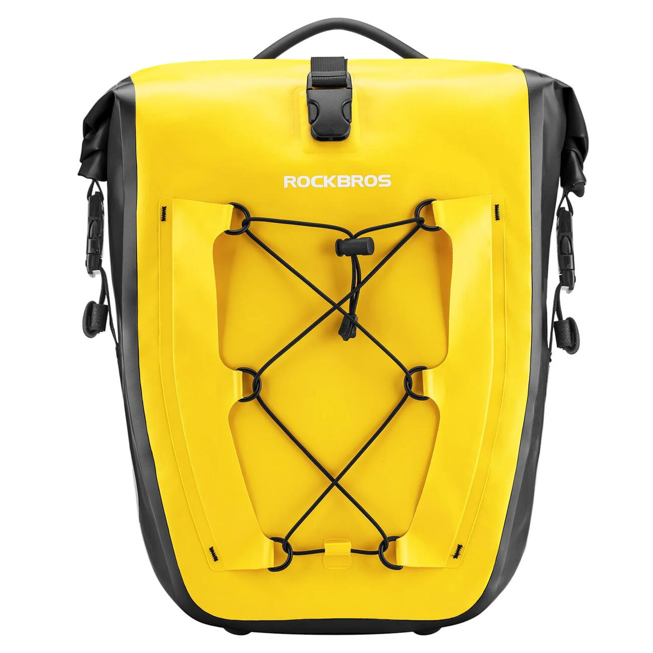 sakwa rowerowa rockbros 30140022005 wodoodporna 25-32l - żółta