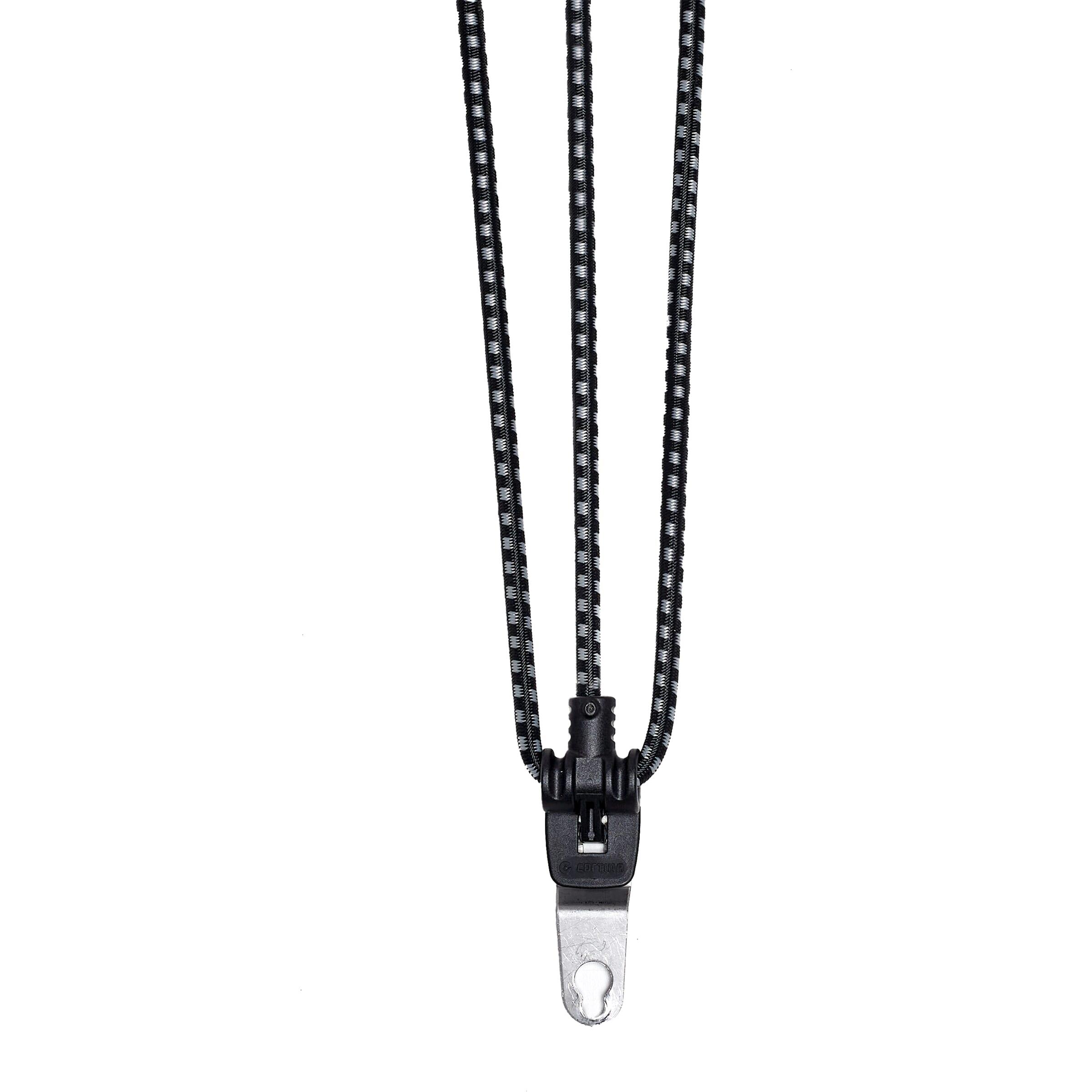 Cortina Snelbinder Jakarta 62 cm czarny/szary