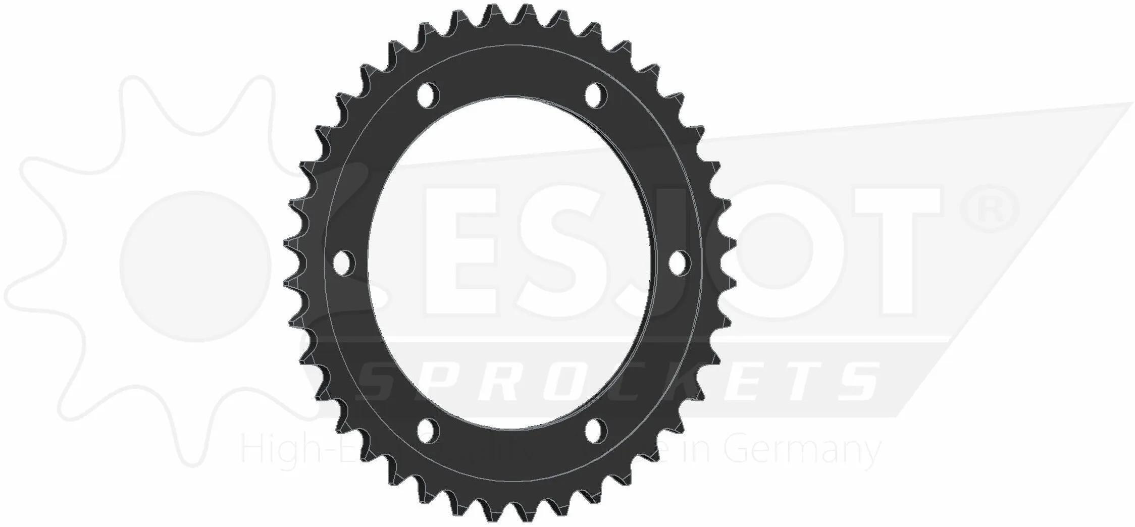 Esjot łańcuchowe koło 520 40z stal czarna