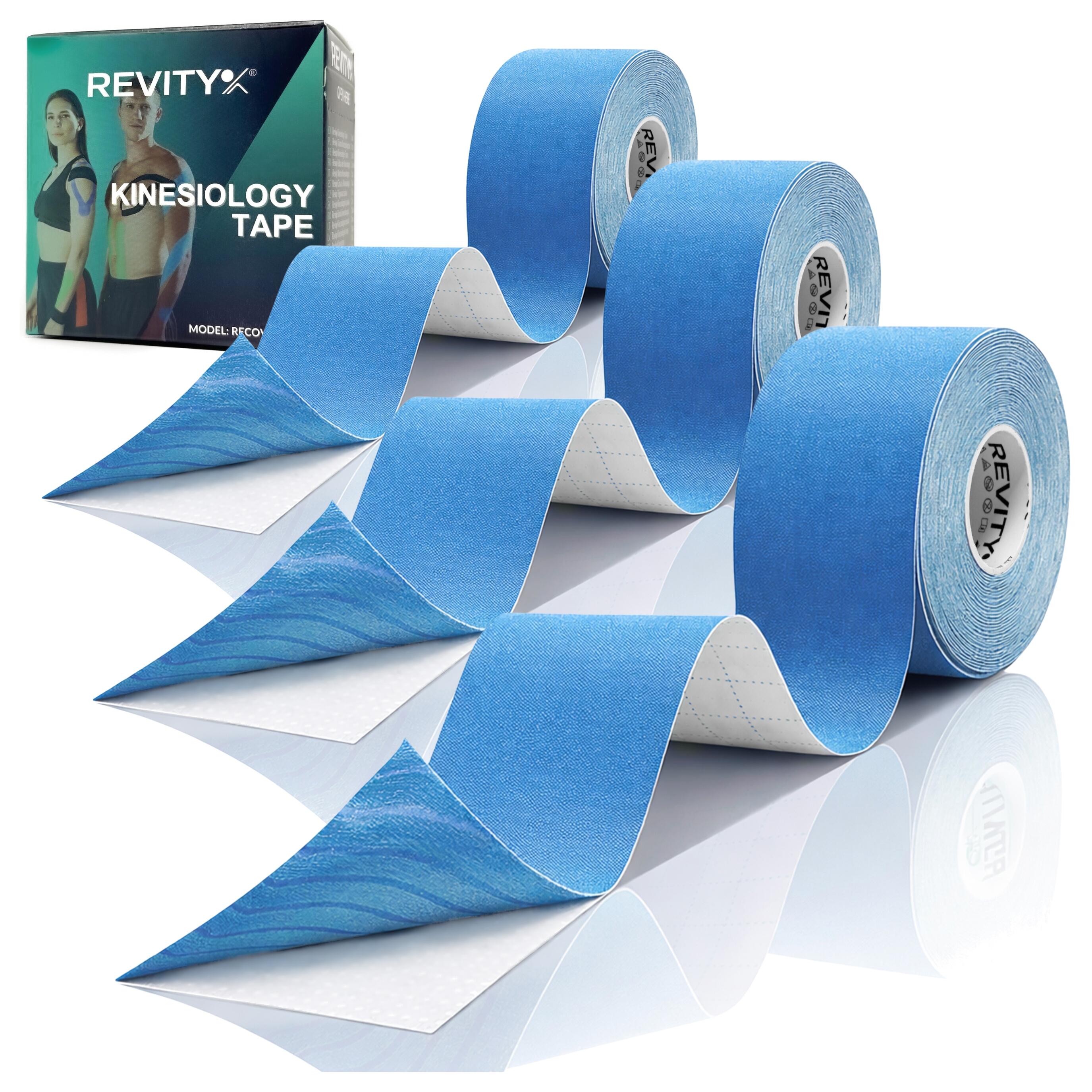 Kinesiology tape 3 szt. 5m Tejpy taśma kinezjologiczna plastry kinesio na kolano