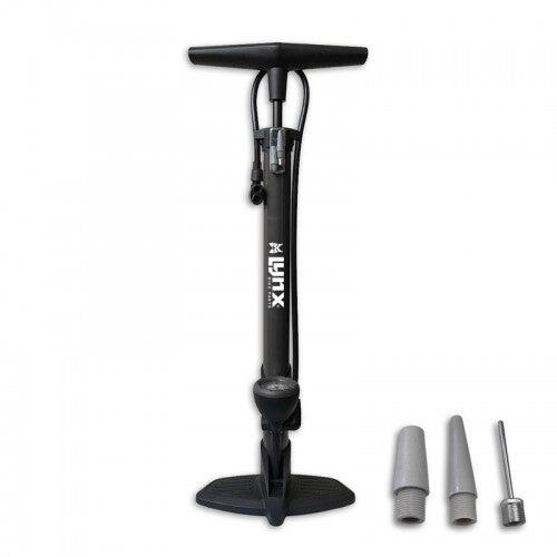 Pompka rowerowa z manometrem - 12 BAR - czarna