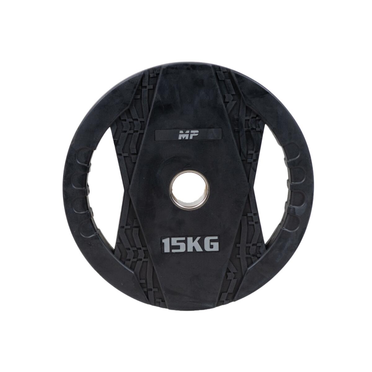Obciążnik z uchwytami - Gumowy - 15 kg