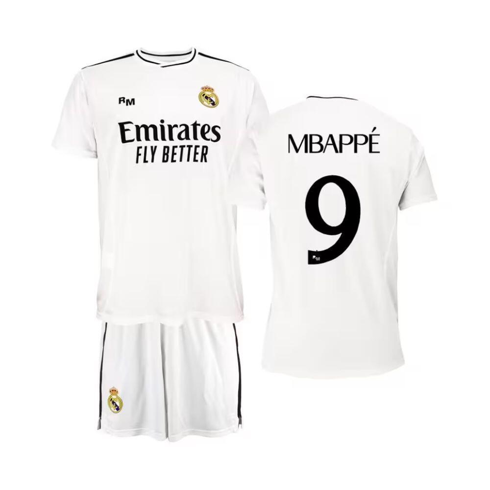 Koszulka piłkarska dla dzieci Real Madrid Home 24/25 - Mbappé