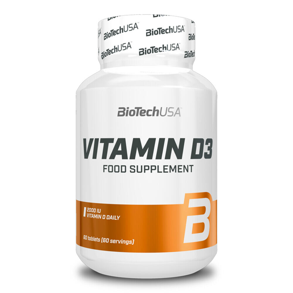 Witamina D3 - 60 tabletek Biotech USA