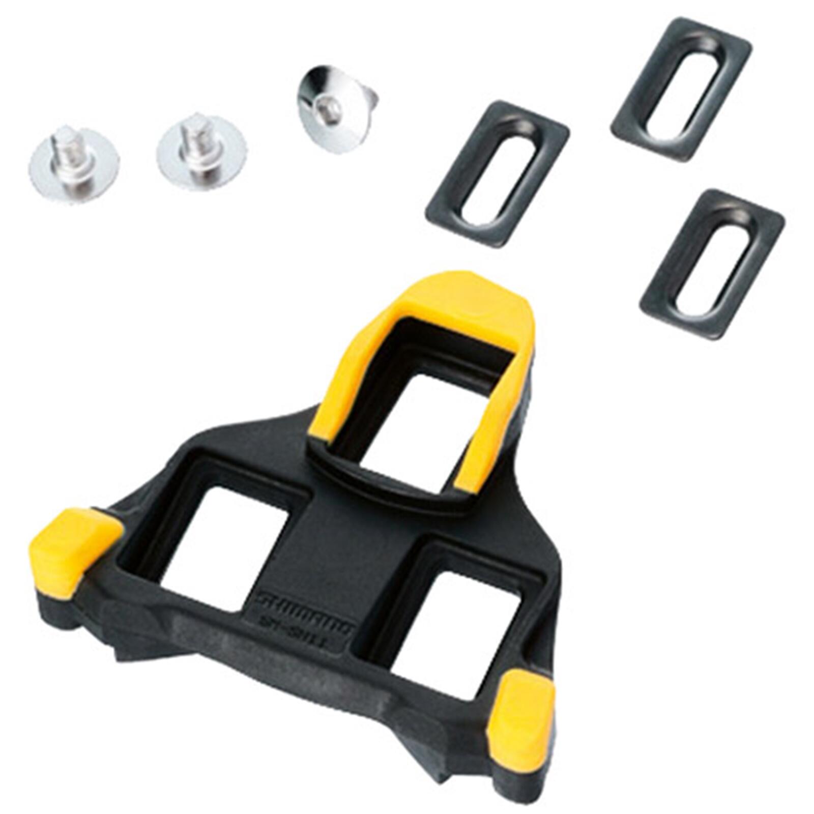 Shimano SM‑SH11 stopki SPD‑SL żółte 6° para