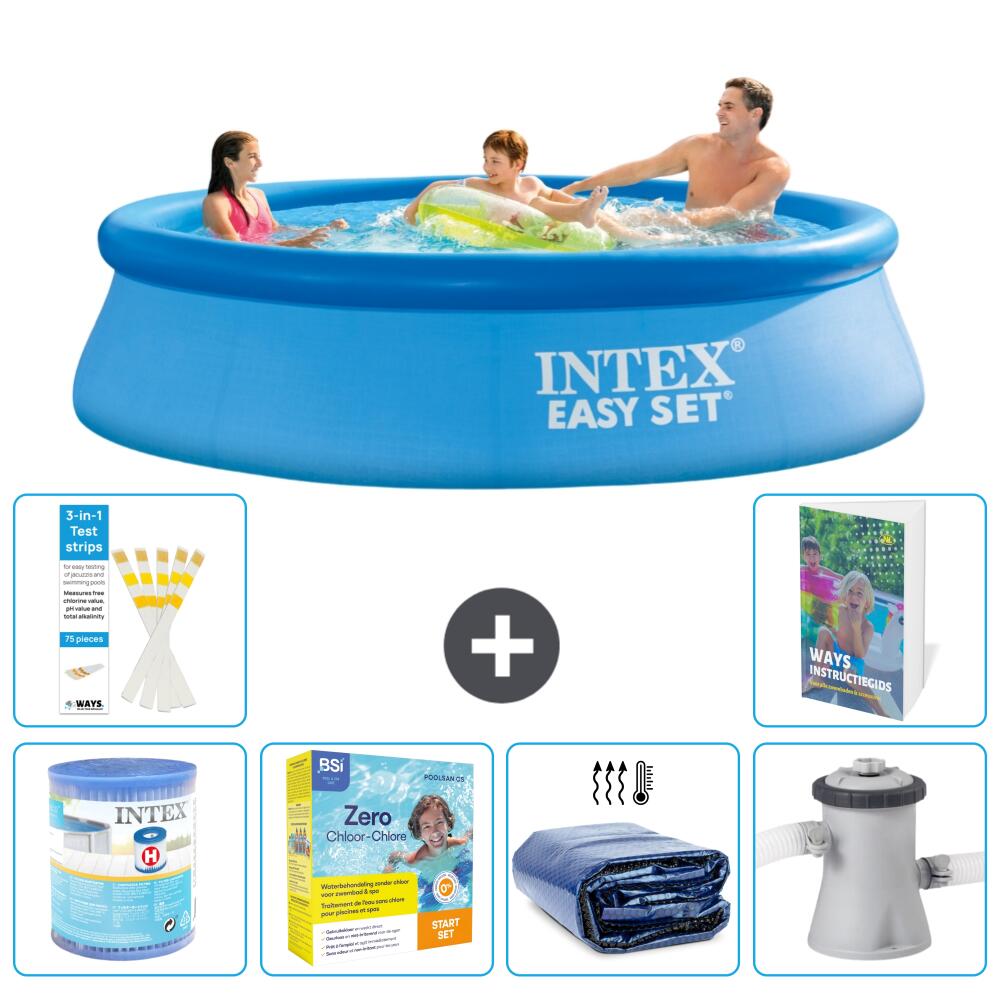 INTEX Basen Easy Set Okrągły - 305x76 cm - 7-częściowy S50