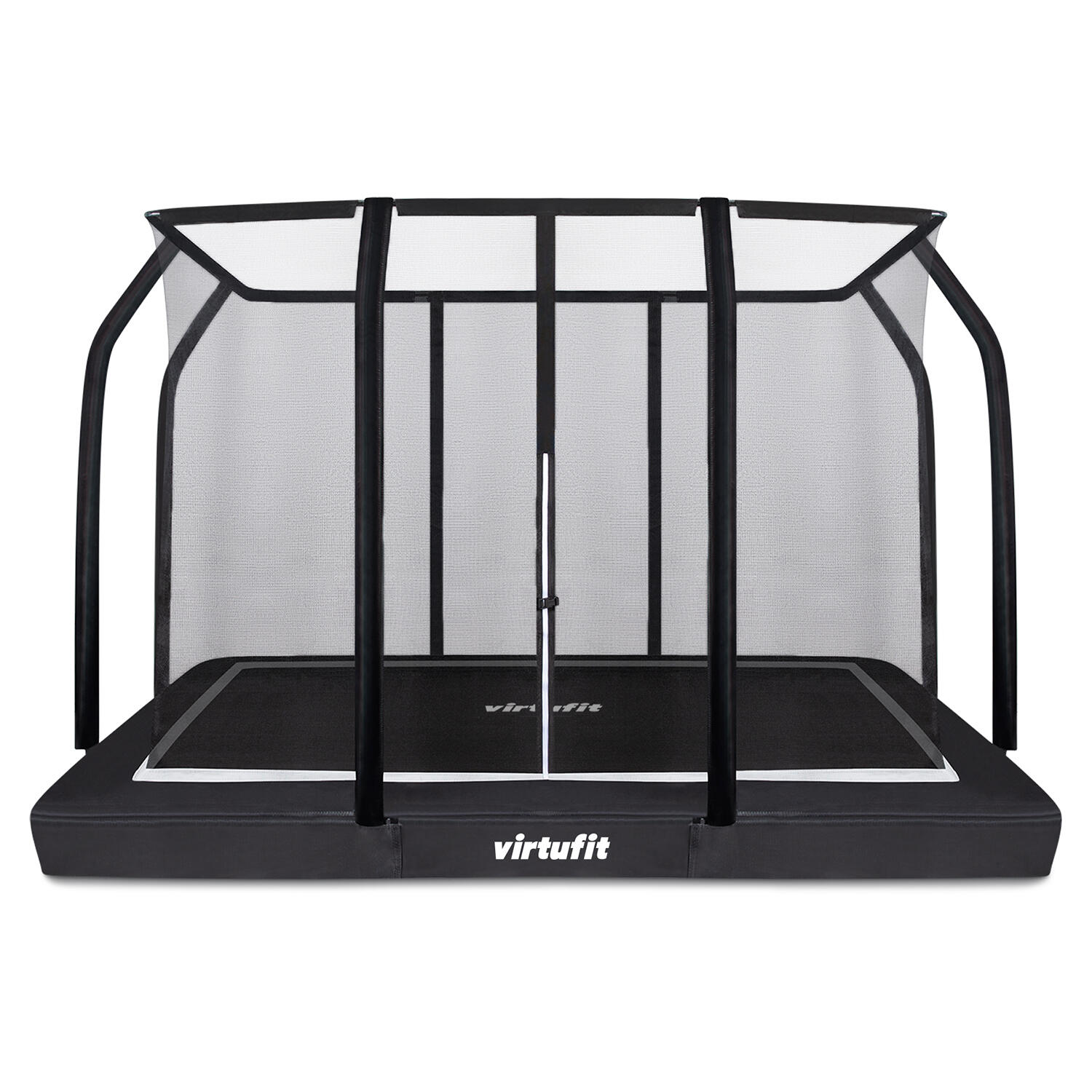 Trampolina do użytku naziemnego Premium - prostokątna - 244 x 366 cm