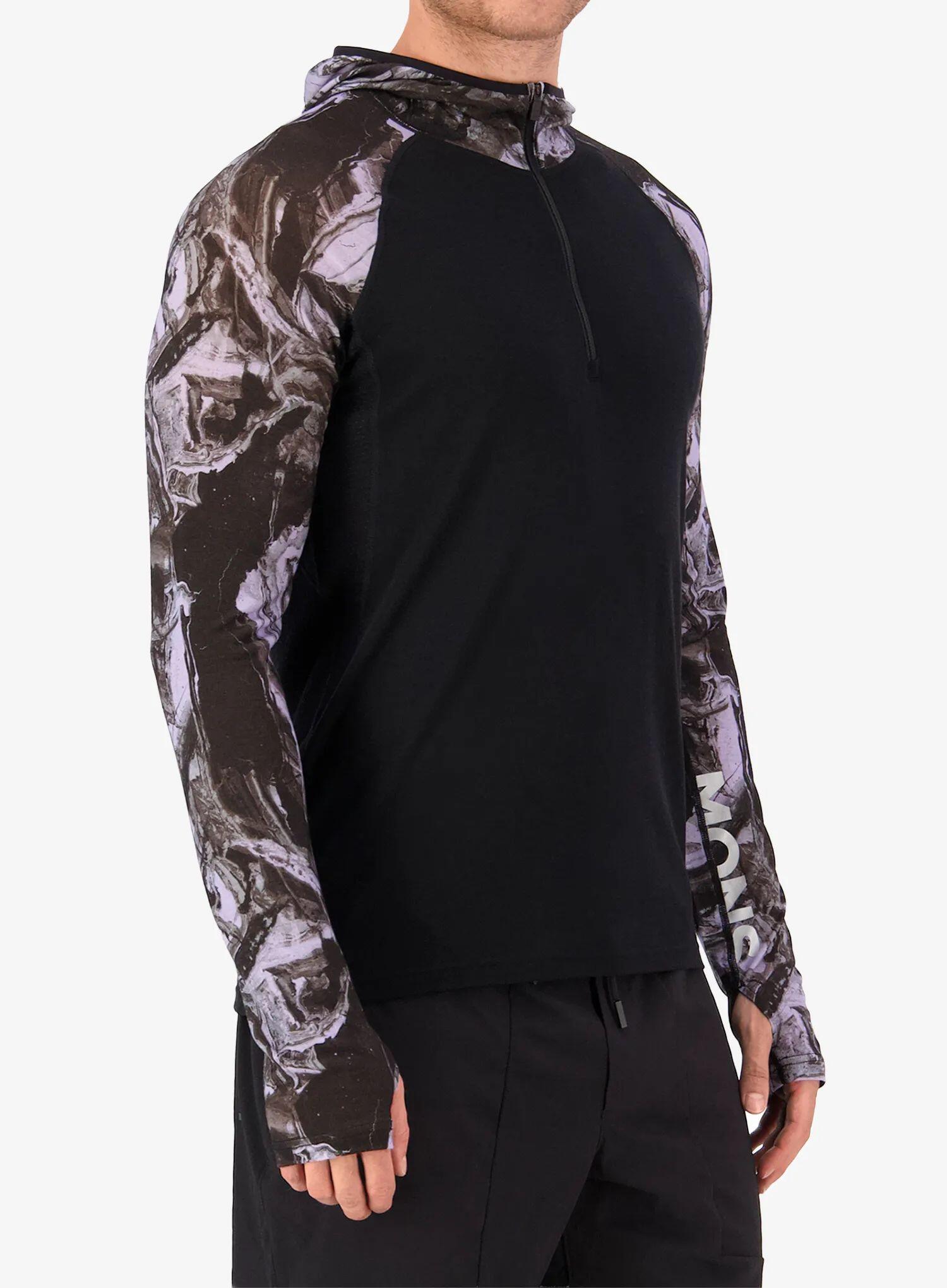 Bluza z kapturem Mons Royale Temple Merino Long Sleeve Hood