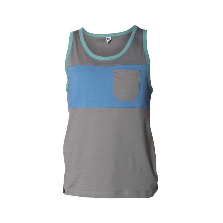 Tank top z dwukolorową kieszonką Snap Climbing