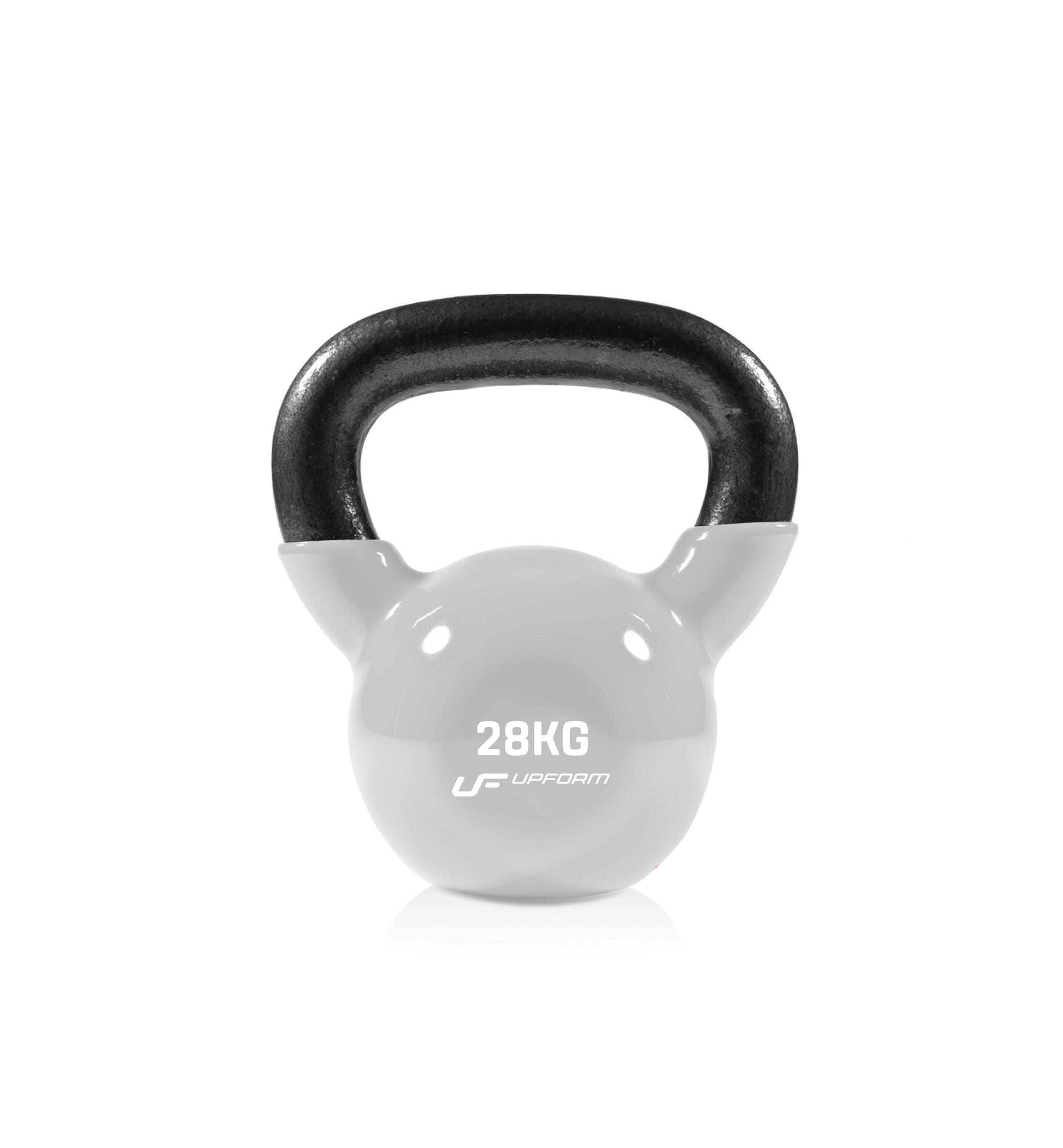 Hantla winylowa żeliwna Kettlebell 28 kg UpForm