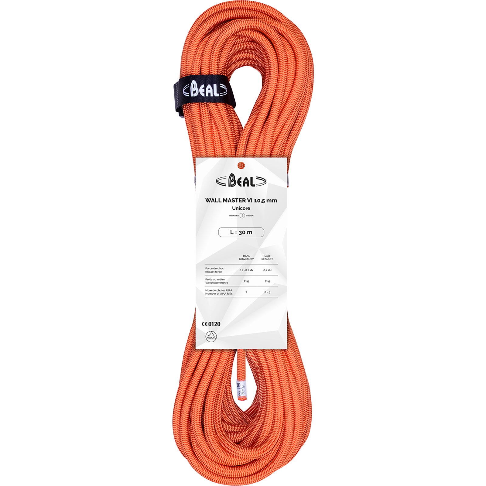 Lina wspinaczkowa Beal Wall Master VI 10,5 mm Unicore