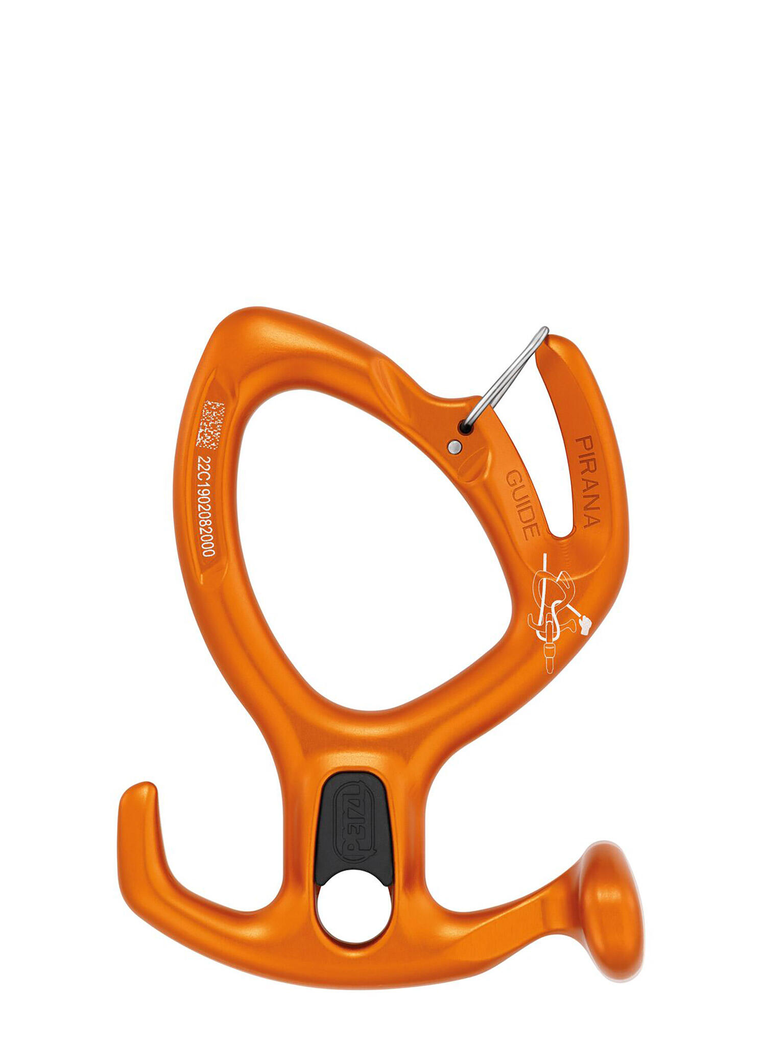 Przyrząd zjazdowy Petzl Pirana Guide - orange