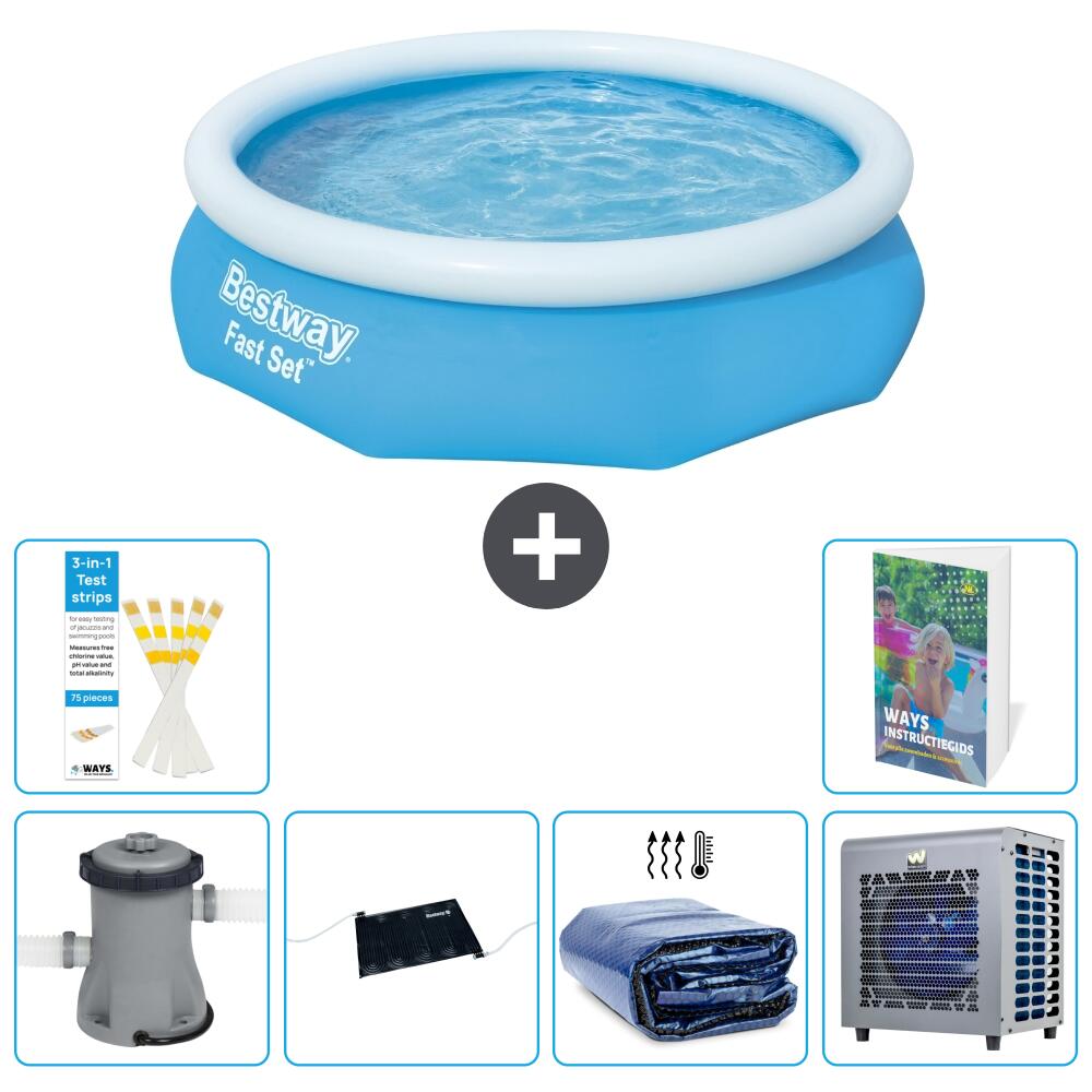 BESTWAY Basen Fast Set Okrągły - 305x76 cm - 7-częściowy S216