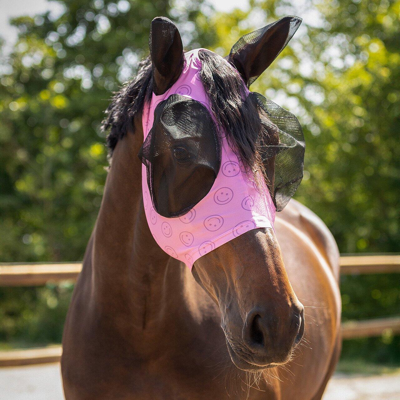 QHP Vliegenmasker Super Bug Collection - Cheery Pink (Shet)