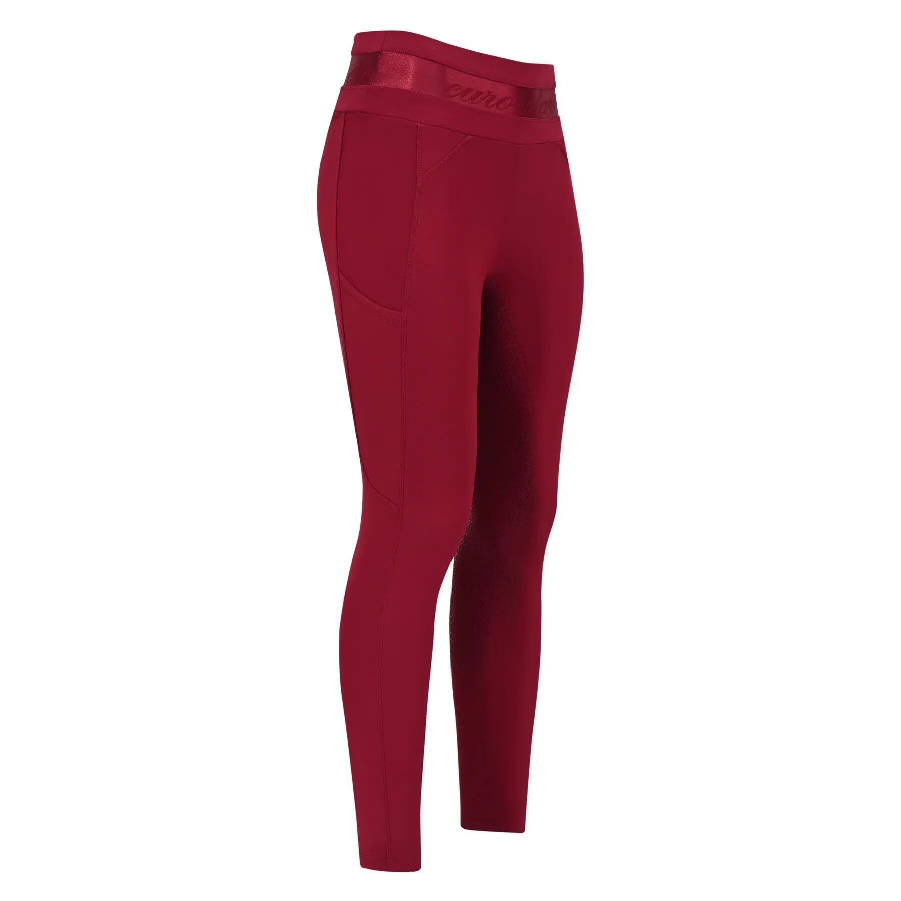 Damskie legginsy jeździeckie z pełną przyczepnością Euro-Star Impress