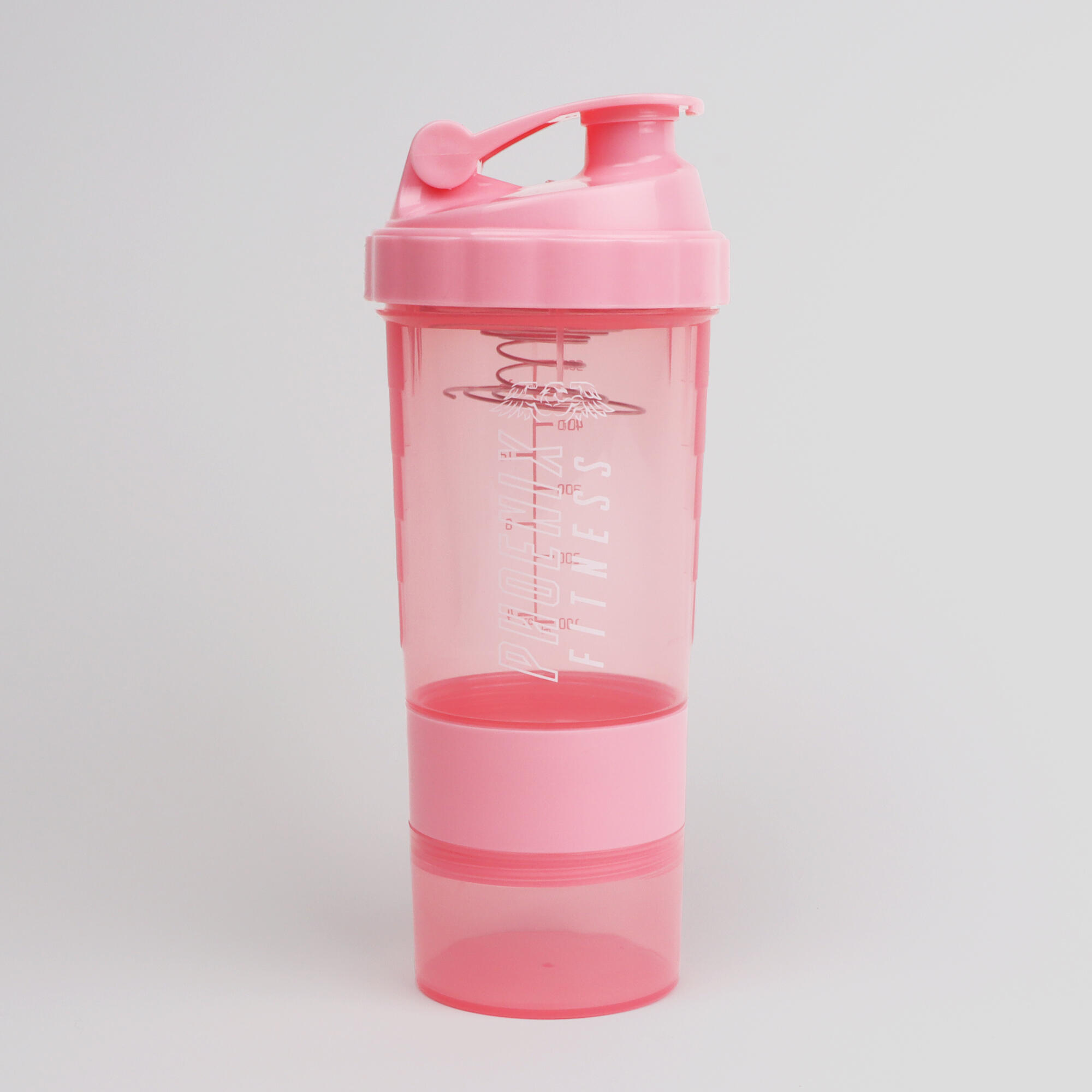 Shaker z pojemnikami na odżywki białko Phoenix Fitness