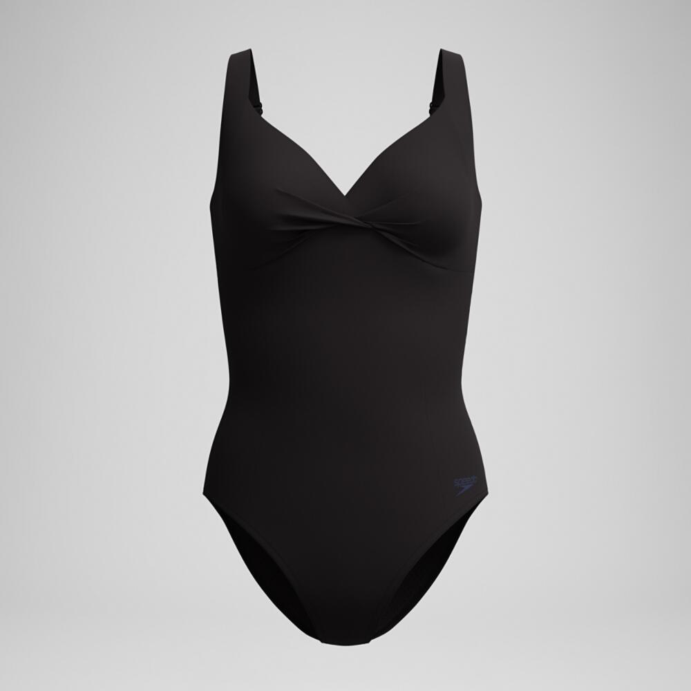 Фото - Плавки / купальник Speedo Damski kostium kąpielowy 1-częściowy Cross Knot Shaping Czarny 44 (UK 34/DE-NL-BE 38/FR 40)