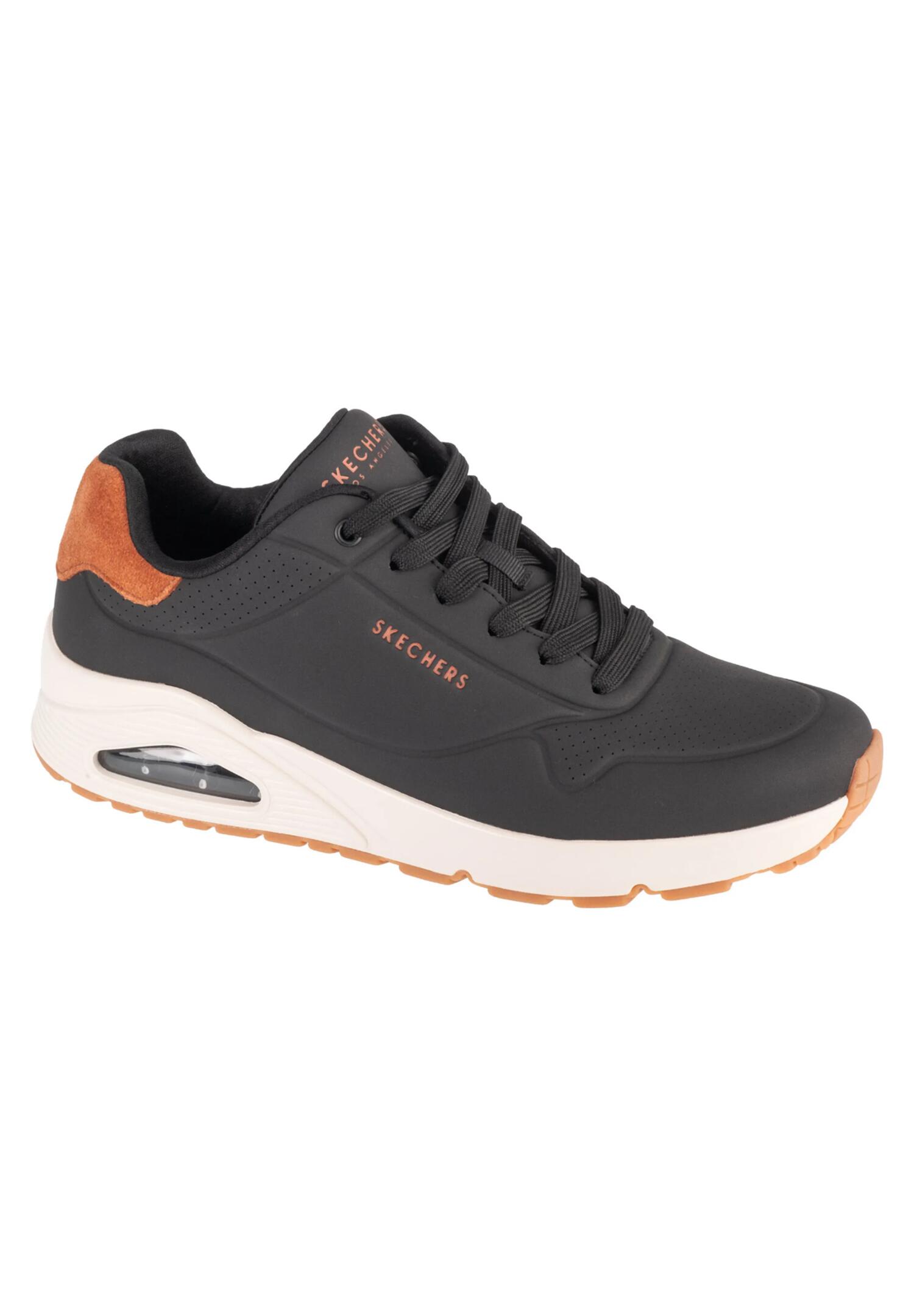 Buty SKECHERS UNO - SUITED ON AIR Czarny