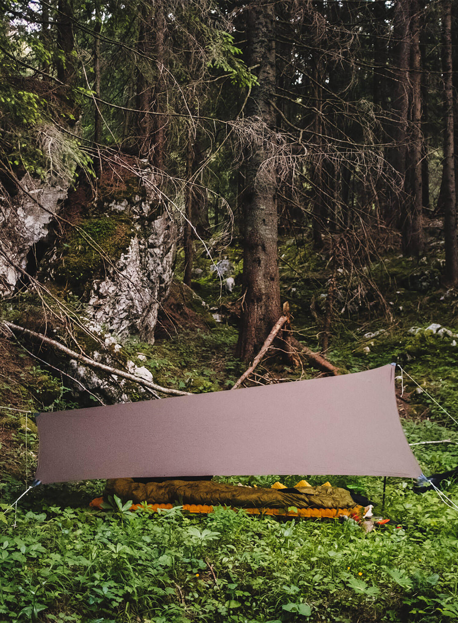 Tarp turystyczny Lesovik Zmora - kangaroo brown