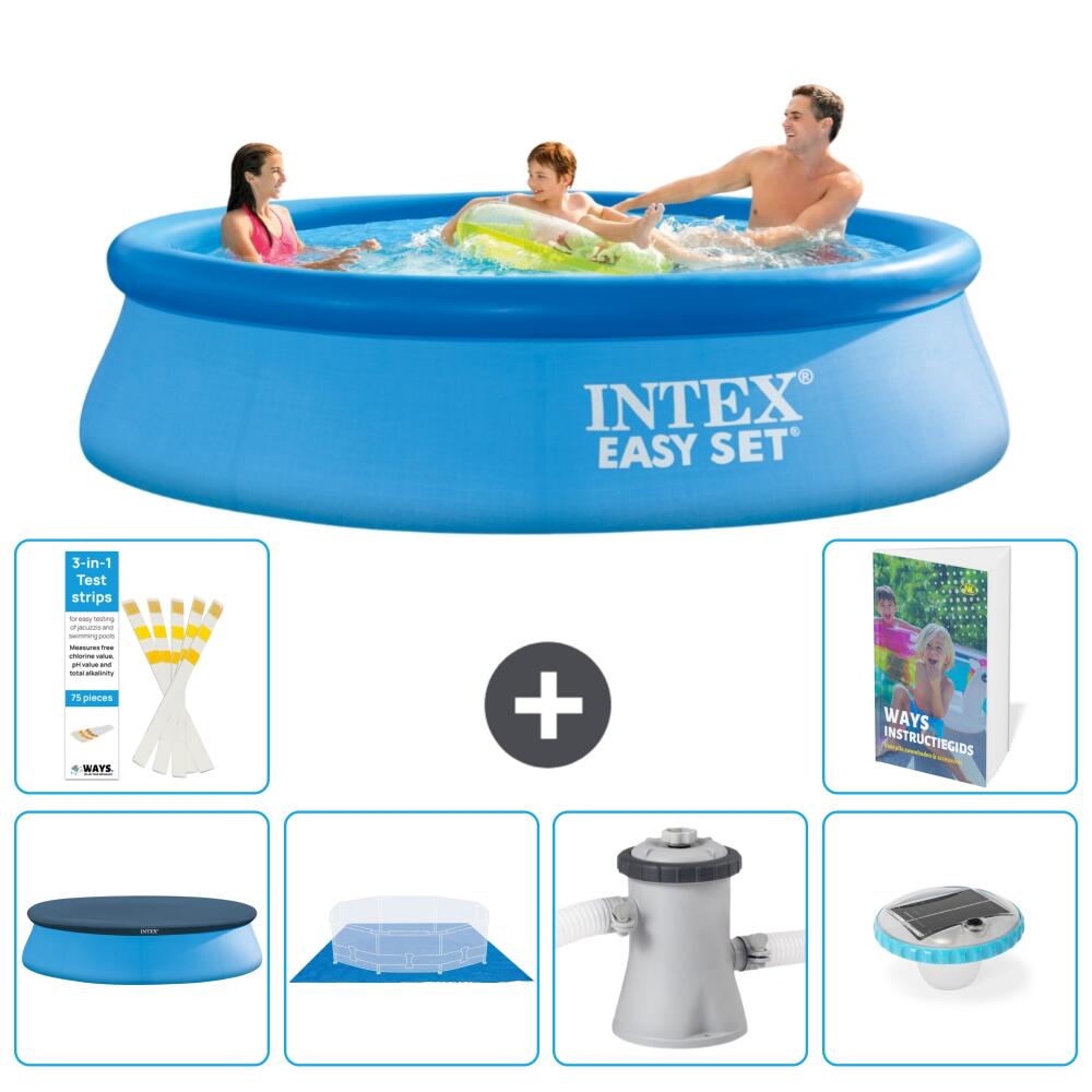 INTEX Basen Easy Set Okrągły - 305x76 cm - 7-częściowy S74