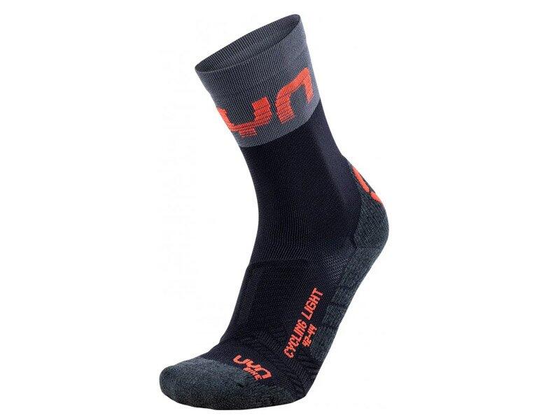 Skarpety do rolek UYN Light Mens Socks Black Grey Hibiskus 2021