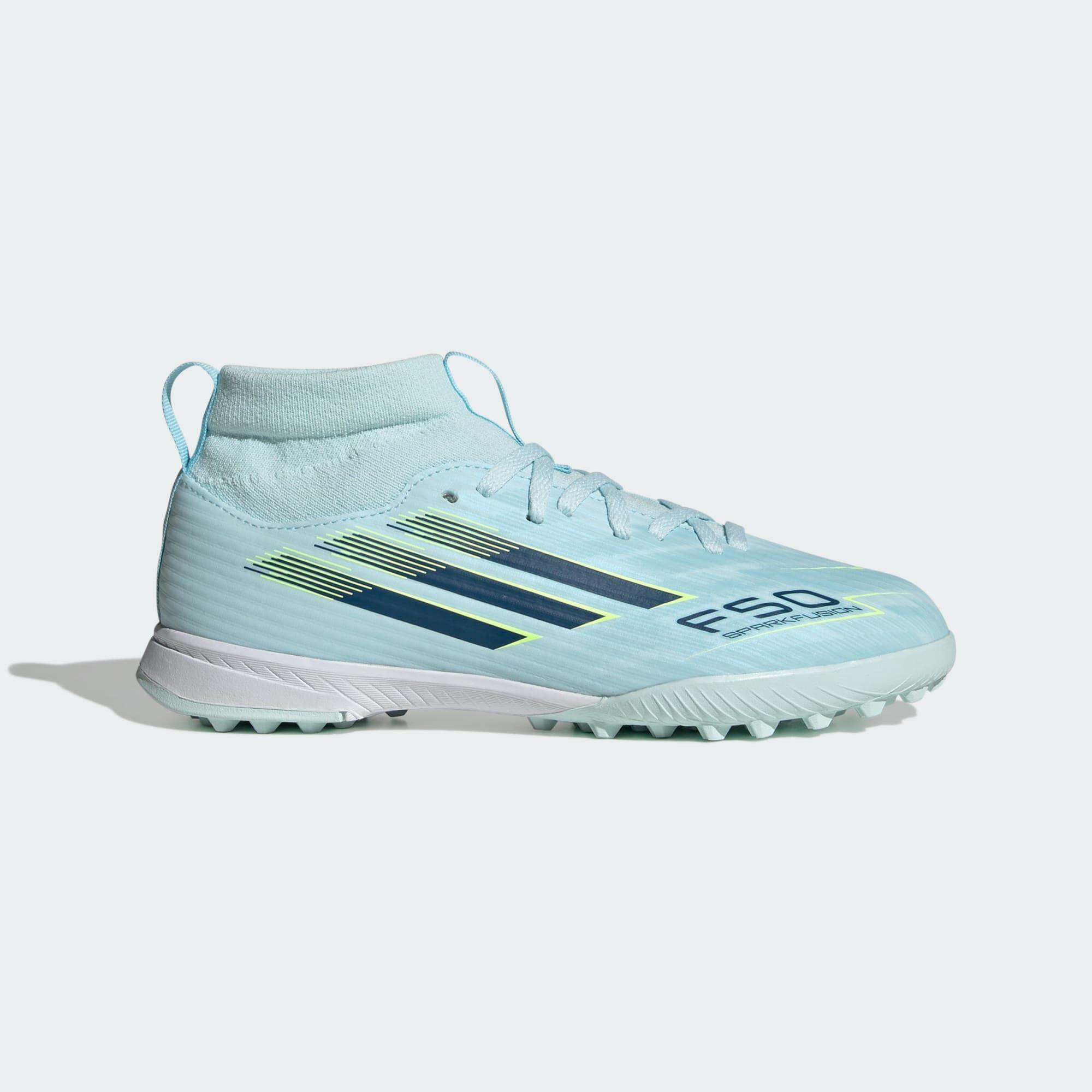 Dziecięce buty piłkarskie F50 SPARKFUSION LEAGUE Mid Cut Turf