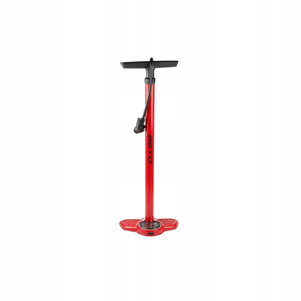 Pompka Beto CMP-135SG5-RD podłogowa z manometrem stalowa 26 160 PSI Czerwona