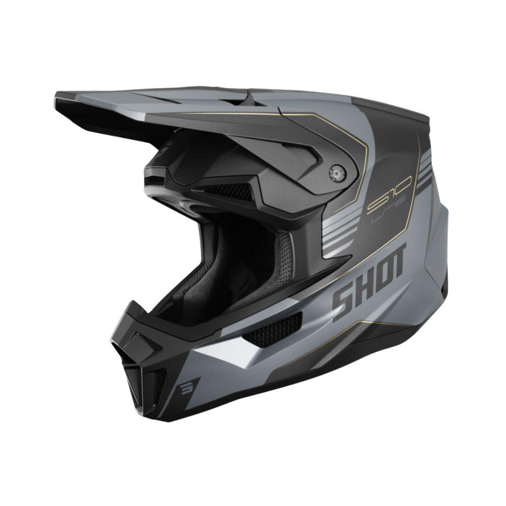 Kask pełnotwarzowy Shot Race Gear Lite-S10